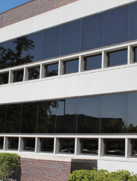 After commercial exterior cleaning and window washing