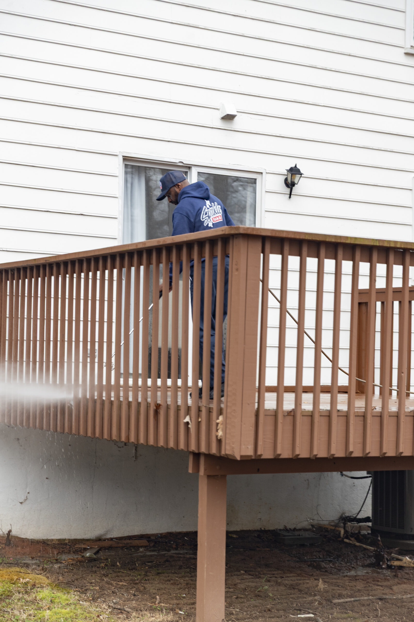 Deck Pressure Washing